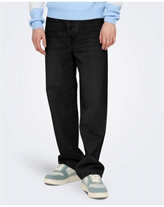 Мужские джинсы свободного кроя, черный Only & sons