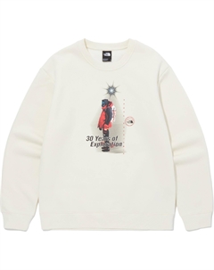 Свитшот мужской экрю The north face