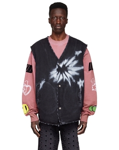 Черный хлопковый жилет We11done