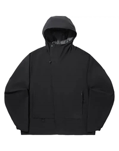 Мужская ветровка непродуваемая влагоотводящая свободного кроя однослойная, Black Li-ning