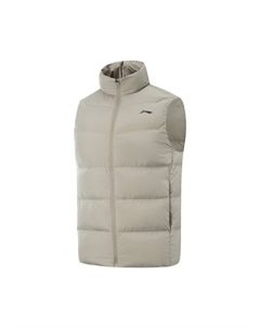 Фитнес-жилет мужской утепленный прочный коричнево-серый, Rugged Brown Gray Li-ning