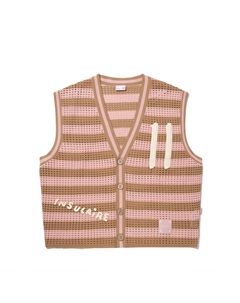 Мужская жилетка миндально-персикового розового цвета, Almond/Peach Pink Li-ning