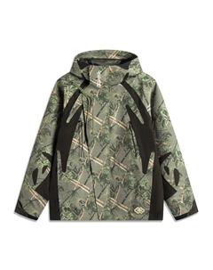 Мужское пальто с бамбуковым принтом, Bamboo All over Print Li-ning