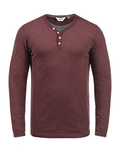 Рубашка с длинным рукавом, красный Solid