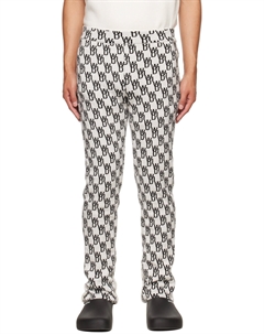 Брюки Off-White с жаккардовым принтом We11done