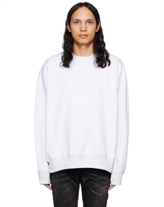 Серый свитшот с круглым вырезом We11done