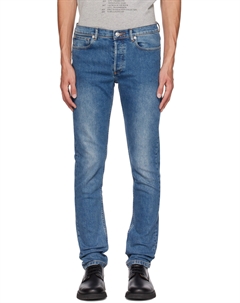 Джинсы цвета индиго Petit A.p.c.