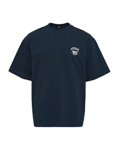 Футболка с логотипом университета, синий We11done