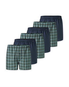 Боксеры, синий/зеленый Schiesser