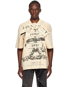 Футболка бежевая на липучке «Paris' Best» Y / project
