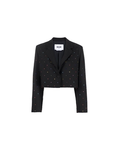 Женский пиджак для делового костюма, Black Msgm