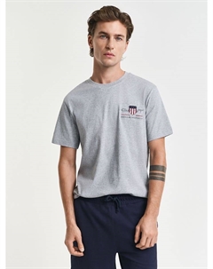 Футболка, серый Gant