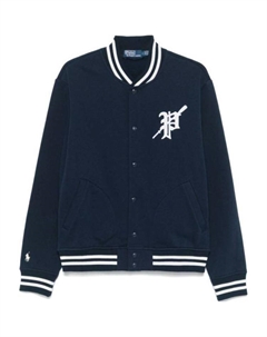 Куртка-бомбер с нашивкой логотипа, Marine Blue Polo ralph lauren