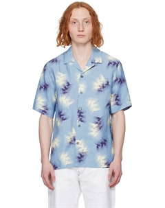 Синяя рубашка с принтом, цвет Blues Paul smith