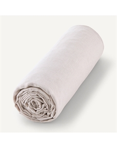 Простыня натяжная из стираного льна Elina бежевый Am.pm.