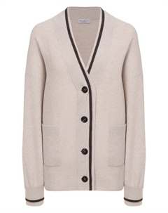 Кардиган из шерсти и кашемира Brunello cucinelli