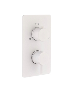 Встраиваемый смеситель для душа и ванны Cell 135-2-MW С ВНУТРЕННЕЙ ЧАСТЬЮ, matt white Boheme