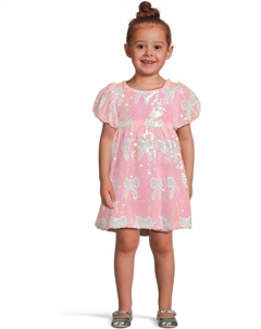 Платье Baby Blue Sequin Bow Dress, розовый Lola and the boys