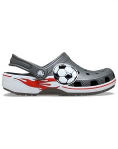 Детские классические сандалии-сабо с ремешком, серый Crocs