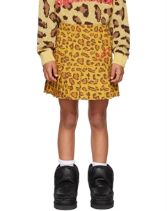 Детская желтая юбка с птицей The animals observatory