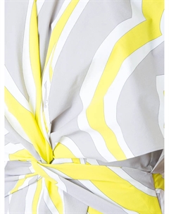 Короткий комбинезон с рисунком, желтый Pucci