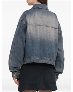 Джинсовая куртка на пуговицах, синий We11done