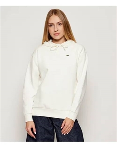 Толстовка Oversize fit, белый Lacoste