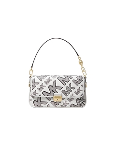 Сумка через плечо Bradshaw из кожи коровы, багет, женская сумка через плечо с бахромой Michael kors