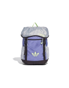 Рюкзак полиэстер маленький унисекс фиолетовый/серебро хало/зеленый сигнал Adidas originals
