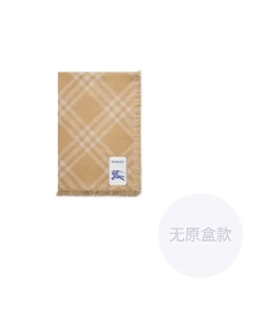 Широкий шарф в клетку, Brown Burberry