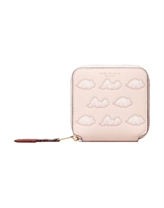 Кожаный визитник из коровьей кожи, унисекс розовый Tory burch