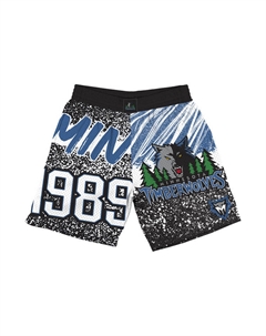 Mitchell & Ness x NBA Баскетбольные шорты мужские черные Mitchell ness