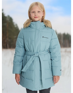 Пуховик для девочек, Голубой Outventure