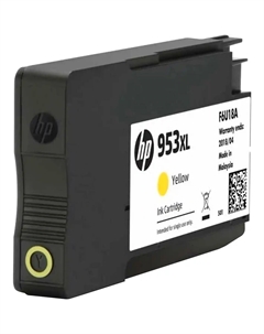 Картридж для струйного принтера 953XL High Yield Yellow (F6U18AE) Hp