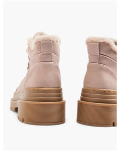 Ботинки на шнуровке, розовый Catwalk