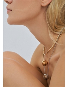 Колье, 3 шт., Мультицвет Ostin