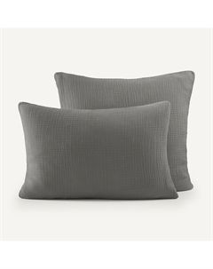 Наволочка для детской подушки из органического хлопкового газа Yafa зеленый Am.pm.