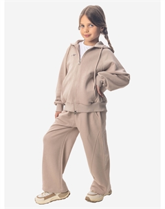 Костюм из футера для девочки "Эдит", Бежевый Voma