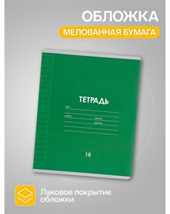 Набор тетрадей, 18 листов в линейку Calligrata