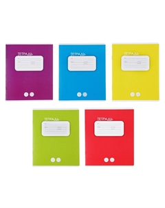 Комплект тетрадей из 10 штук, 12 листов в клетку Calligrata