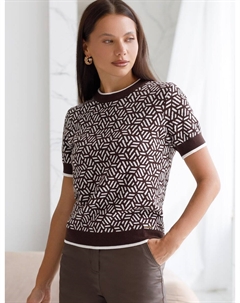 Джемпер кофейный Vilatte