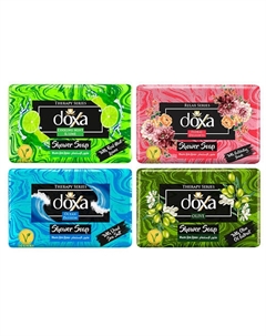 Мыло твердое SHOWER SOAP Микс ароматов с глицерином 600 Doxa