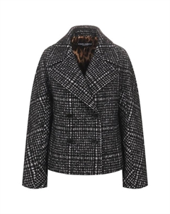Шерстяное полупальто Dolce&gabbana
