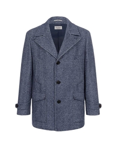 Пальто из кашемира и шелка Brunello cucinelli