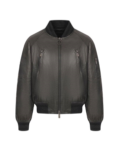 Кожаный бомбер Burberry