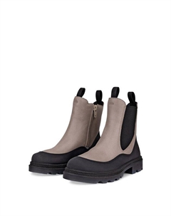 Ботинки кожаные с эластичными вставками Ecco