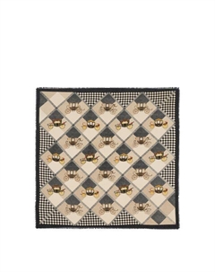 Платок из смесовой шерсти с принтом Labbra