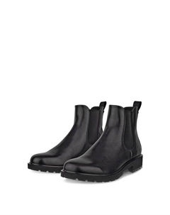 Ботинки кожаные с эластичными вставками Ecco