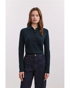 Джемпер с воротником поло Baon