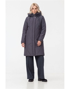 Пальто утепленное с капюшоном удлиненное Maritta